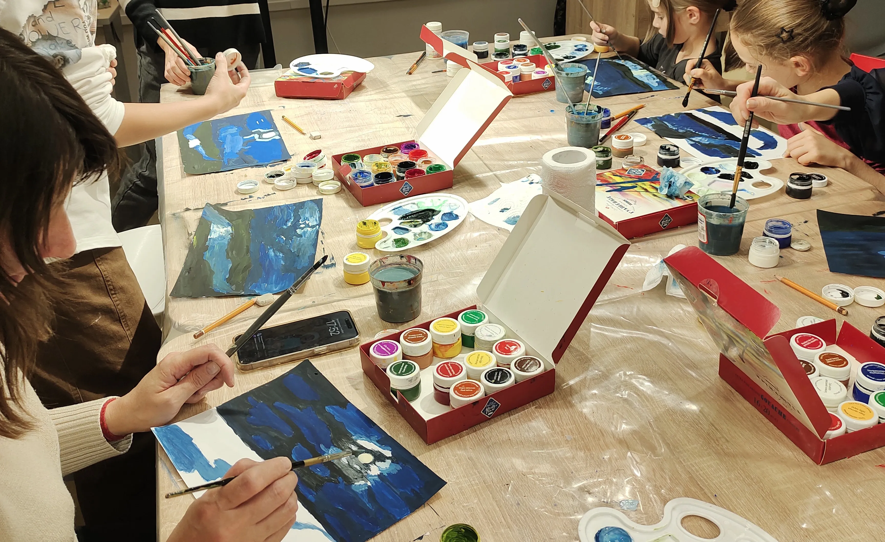 Мастер-класс «Иллюзия света: Лунная ночь»